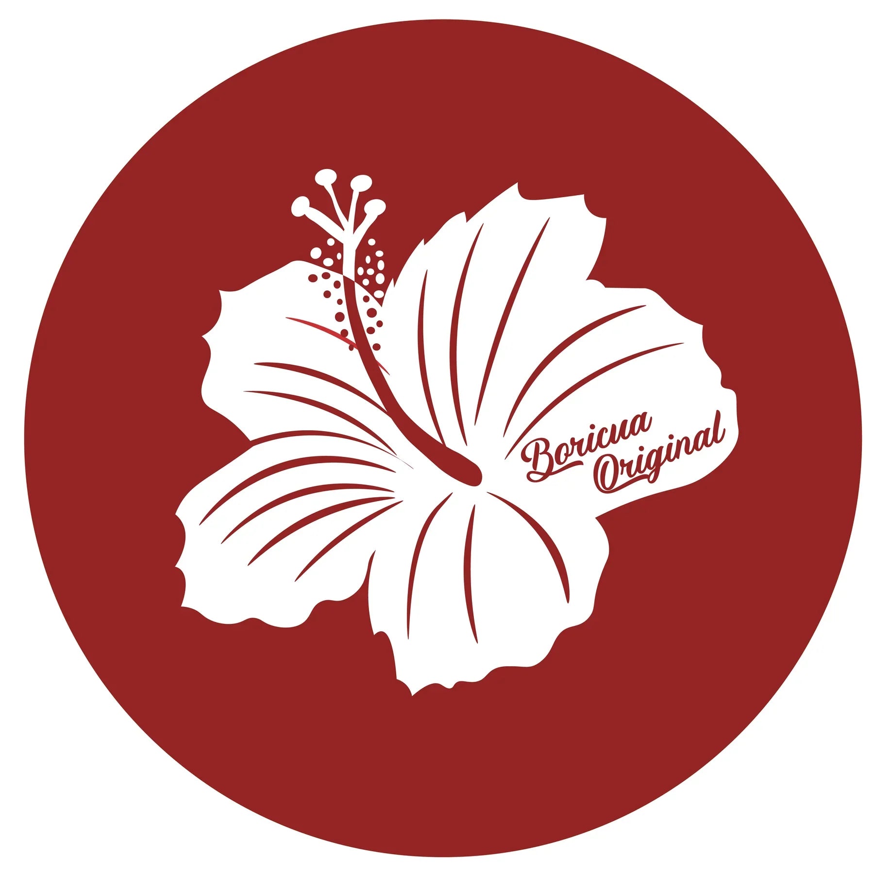 2in Round Sticker (Amapola- Red)