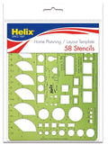 Helix Home Planning Layout Kit Template 58 Stencils