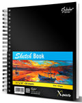 Xquisite Premium Double Wire Sketch Book 14" x 11" 75 lb Paper 50 Sheets