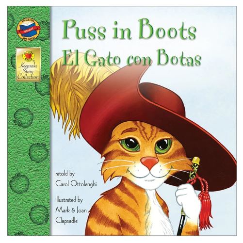 Puss in Boots Bilingual Keepsake Stories Spanish & English Storybook Gato con Botas