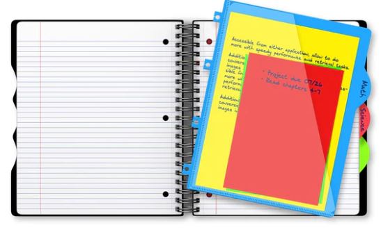 iQ 3 Subject Poly Notebook 10.5″ x 8.5″ Double Wire 150 Sheets