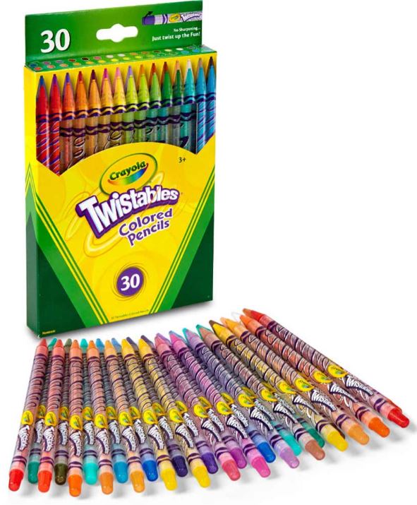 Crayola Twistables Colored Pencils Pkg. 30