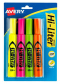 Hi-Liter Desk-Style Highlighters Assorted Color Pkg. 6