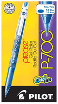 Gel Ink Rollerball Pens Precise P-700 Fine 0.7 mm Point Blue Ink CJ. 12
