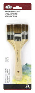 Large Area Flat Brush Set Pkg. 3