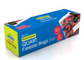 iQ Style Resealable Quart Freezer Bags Double Zipper 24CT