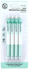 Mechanical Pencil | W 0.7mm Lead Refill | White Barrel