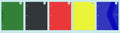 PAPER PORTFOLIOS IN PDQ- CLASSIC COLORS (RED, YELLOW, BLUE, GREEN, BLACK)