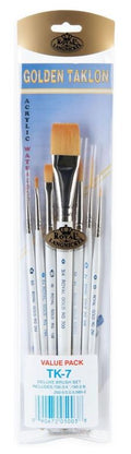 Golden Assorted Brush Set Pkg. 7