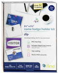 Clip Style Badge Holders, Sealed with inserts, 3 1/2 x 2 1/4, 50/BX