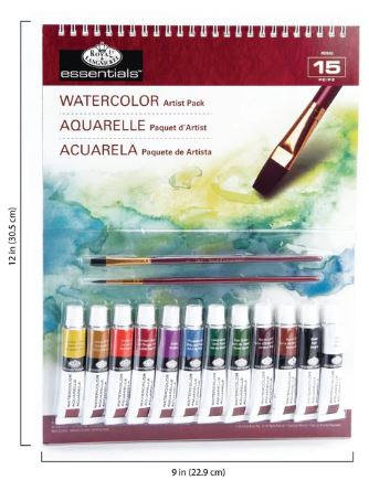 Watercolor Artist Pack 15 PCS