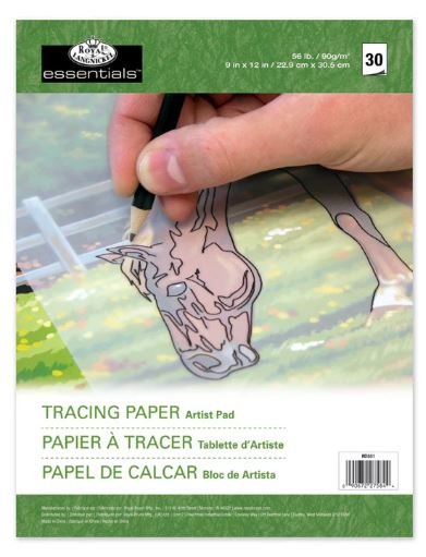 Tracing Artist Pad 9" x 12" 30 Sheet