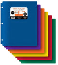 Twin Pocket Poly Portfolio With Hole Punch