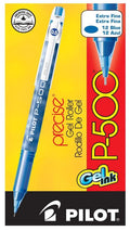 Gel Ink Rollerball Pens Precise P-500 Extra-Fine 0.5 mm Point Blue Ink CJ. 12