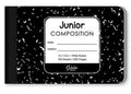 Junior Composition Notebook Wide Ruled 5" x 7.5" 100 Sheets
