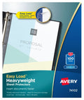 Clear Heavyweight Sheet Protectors Cj. 100