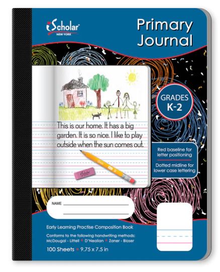 Primary Composition Book Journal Unruled Top 100 Sheet
