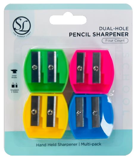 4PIECE PENCIL SHARPENER