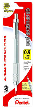 Graph Gear 500 Drafting Pencil 0.9 mm Gray Barrel