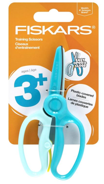 Training Scissors for Preschoolers Ages 3+ Turquoise
