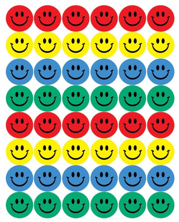 Mini Smiley Faces Sticker PQ. 192