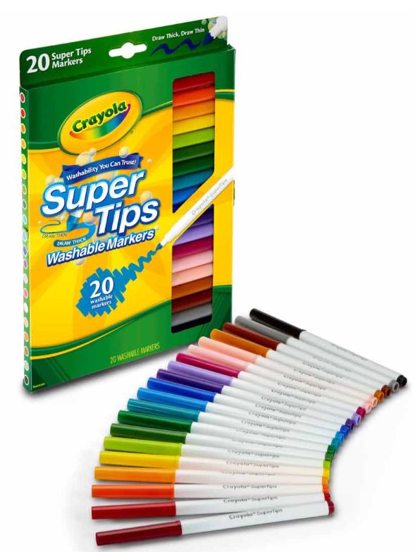 Crayola Washable Super Tips Pkg. 20