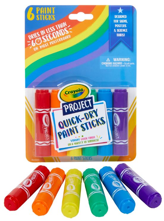 Crayola Paint Sticks Pkg. 6