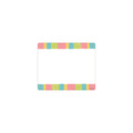 CHEERFUL STRIPES NAME TAGS 36PCS