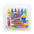 12 COLOR DOUBLE-ENDED JUMBO CRAYONS