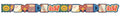 S'Cool Era School Icons Extra Wide Decorative Classroom and Bulletin Board Trim