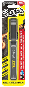 Sharpie Pro Permanent Marker Fine Chisel Tip Black