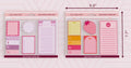 STICKY NOTE SET ASST FASHION 30 SHEET PADS