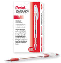 R.S.V.P. Stick Ballpoint Pen 1.0 mm Medium Red Cj. 12