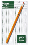 Yellow Pencils #2 HB Black Soft Cj. 144