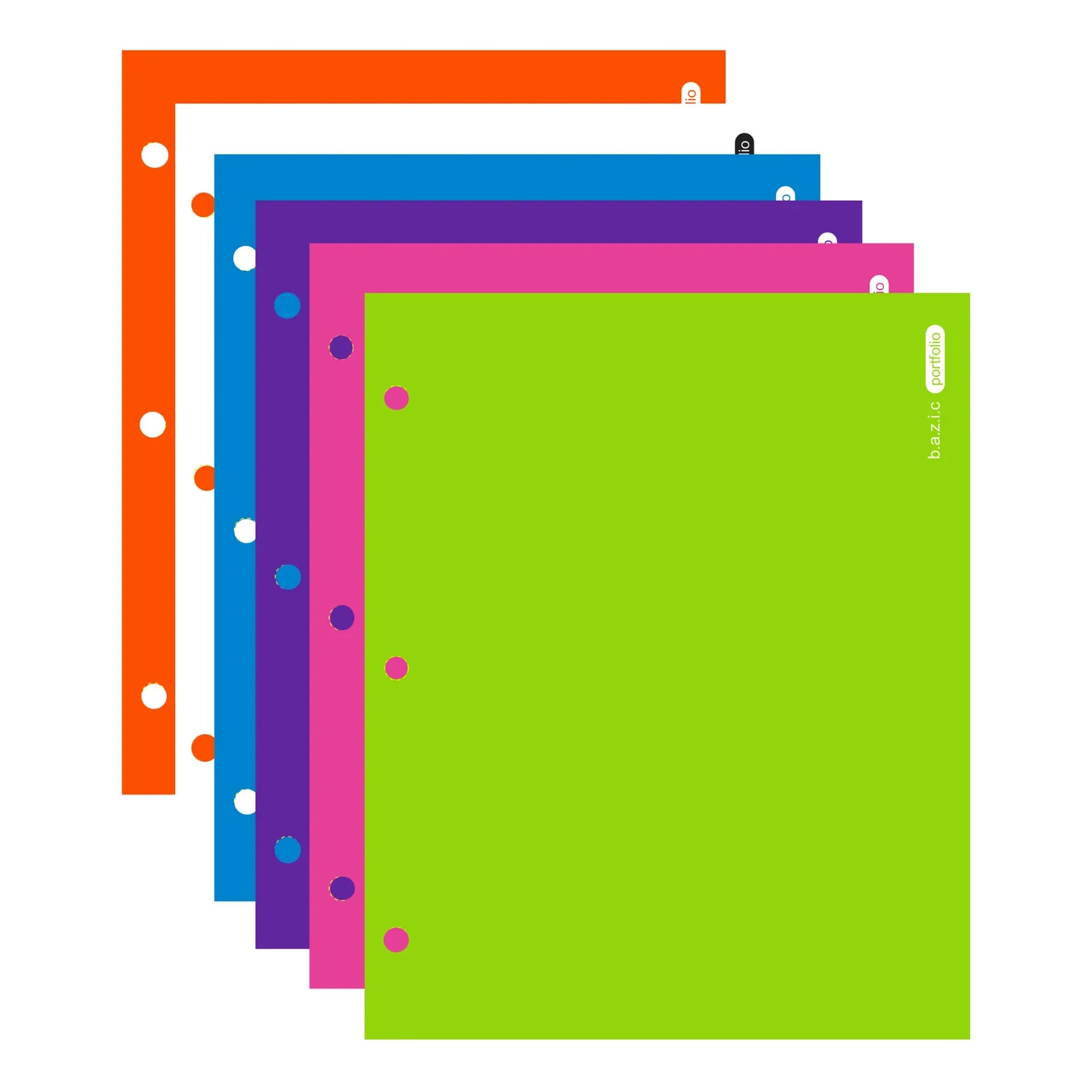 Glossy Laminated Bright Color| 2-Pockets | Portfolios