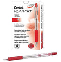 R.S.V.P. Stick Ballpoint Retractable Pen 1.0 mm Medium Red Cj. 12