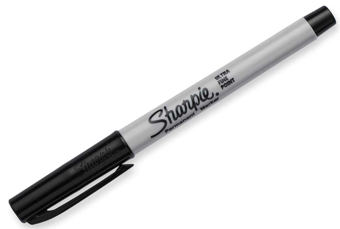 Sharpie Permanent Markers Ultra Fine Tip Black
