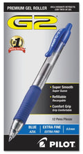 G2 Retractable Gel Pens Extra Fine Point 0.5 mm Blue Ink CJ. 12