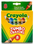Crayola Jumbo Crayons Pkg. 8