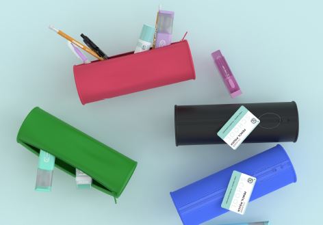 Cylinder Pencil Pouch Asst | 12pt