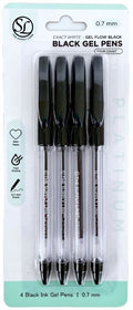 Gel Pens | Black | 4pk