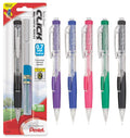 Twist Erase CLICK Mechanical Pencil 0.7 mm 2 Eraser Refill/Leads Assorted Barrels 3 PCS