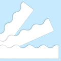 BORDER WHITE SOLID SCALLOPED