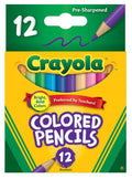 Crayola Short Colored Pencils Pkg. 12