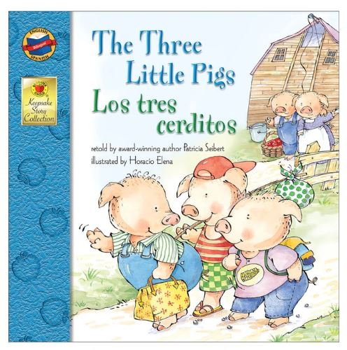 The Three Little Pigs Bilingual Keepsake Stories Spanish & English Storybook Los Tres Cerditos