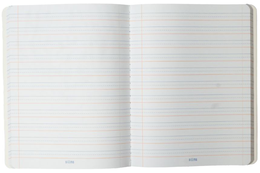 Libreta Caligrafia Primaria Third Blanco