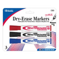 Dry Erase Marker | Asst |  Chisel | 3pq