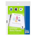 STANDARD WEIGHT TOP LOADING SHEET PROTECTORS (10/P