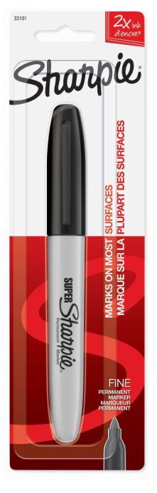 Sharpie Super Permanent Markers Fine Point Black