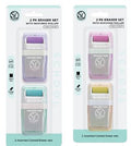 2PK ERASER WITH SHAVINGS ROLLER ASST